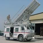 8 ft wide x 12 ft long Vehicle Mounted Ramp System